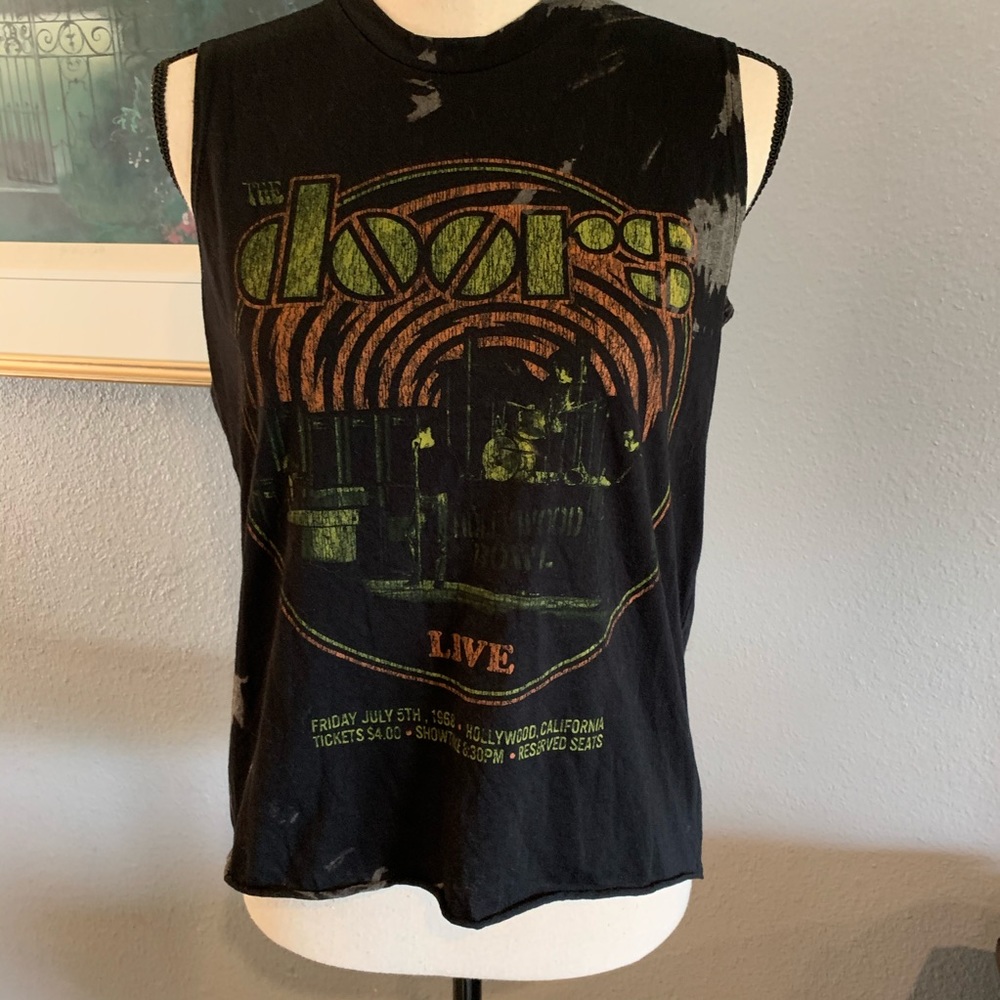 The Doors Hollywood Bowl tshirt  Reproduction- xs
